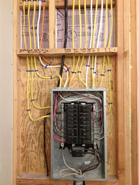 electric panel box in garage|installing electrical sub panel garage.